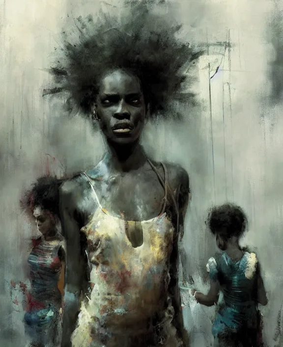 Prompt: afro witches by jeremy mann