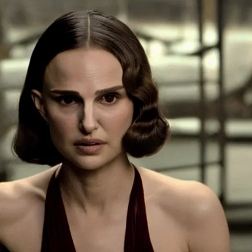 Image similar to still of early 2 0 s natalie portman in westworld tv series