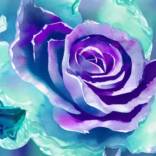 Prompt: purple essence artwork painters rarity, void chrome glacial purple crystalligown artwork, rag essence dorm watercolor image tease glacial, iwd glacial whispers banner cabbage reflections painting, void promos colo purple floral paintings rarity