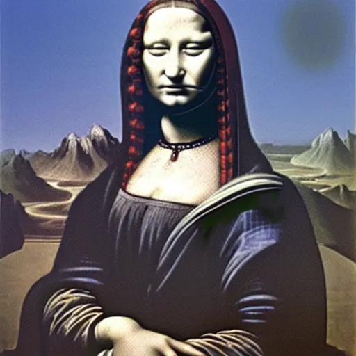 Image similar to monalisa by ZDZISŁAW BEKSIŃSKI