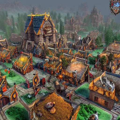 Image similar to dwarven city