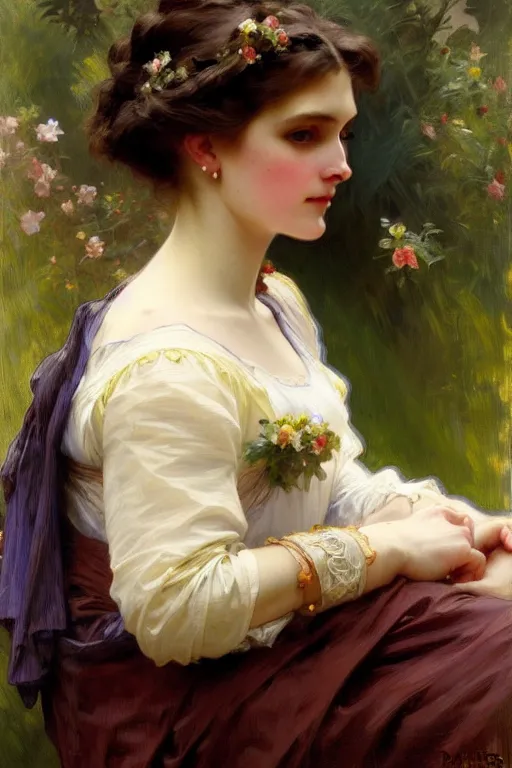 victorian painting woman