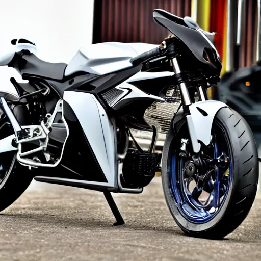 Image similar to a modified sportbike, motorcycle, bikeexif, highly detailed