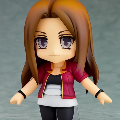 Image similar to Jennifer Aniston in a Nendoroid anime style