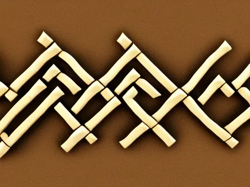 Image similar to constructed script inspired by hebrew and khmer