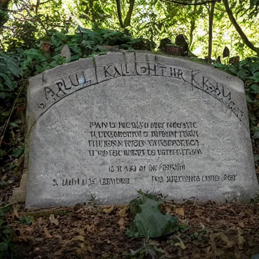 Image similar to paul krugman grave at highgate cemetery in london