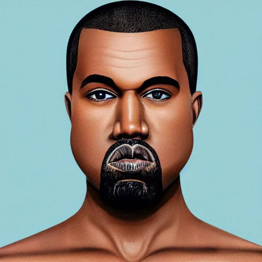 Image similar to portrait of Kanye West as a woman