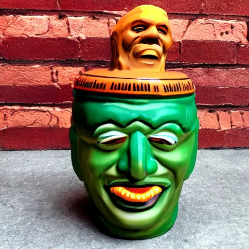 Prompt: eric andre tiki mug