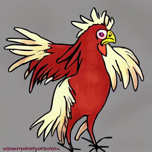 Dumb Anime Chicken Meme Funny PVC Morale Patch | eBay