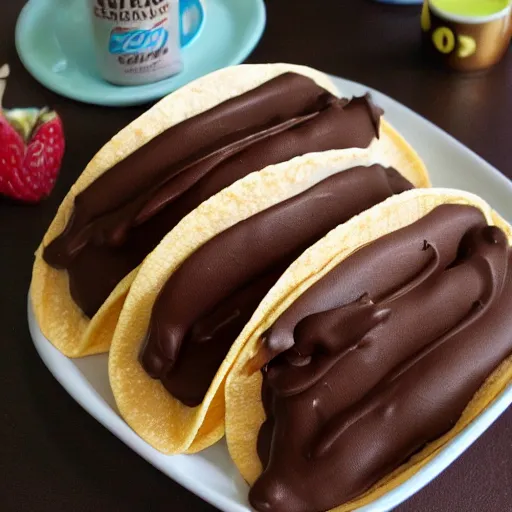 Image similar to chocolate taco