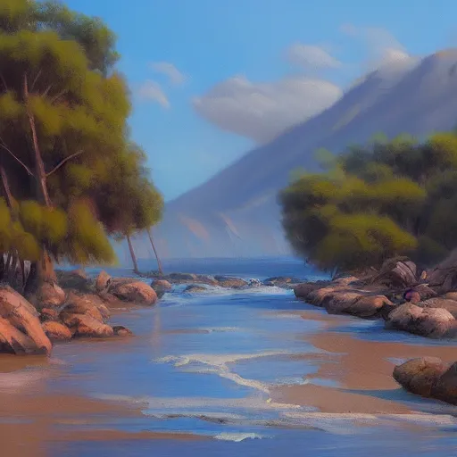 Image similar to Califórnia, artstation, oil Painting, ultradetailed, artstation