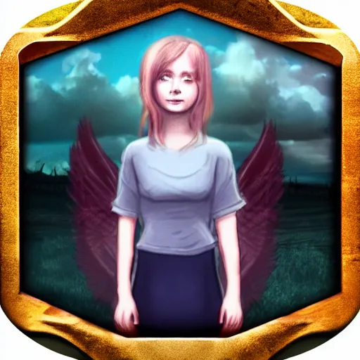 Image similar to desktop icon for a supernatural horror game