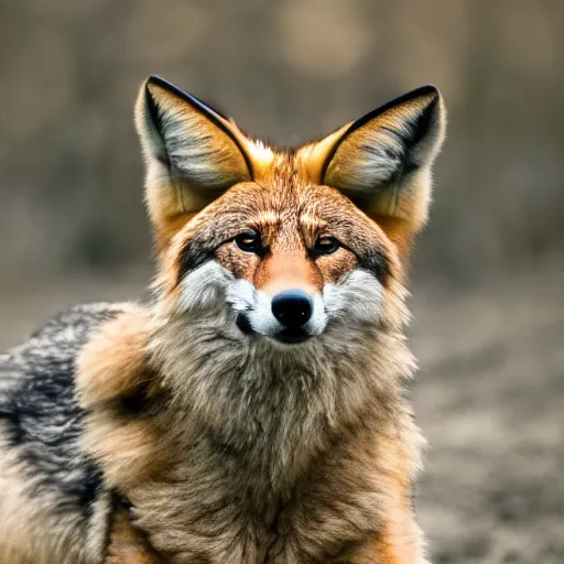 Prompt: professional photograph of a tawny wolf, high quality, hd, 8 k, 4 k, magnificent, award - winning, nature, nature photography, awe - inspiring, highly detailed, amazing