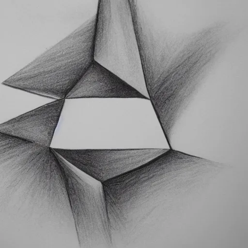 Image similar to negative space illusion, optical illusion, hand - drawn, pencil drawing