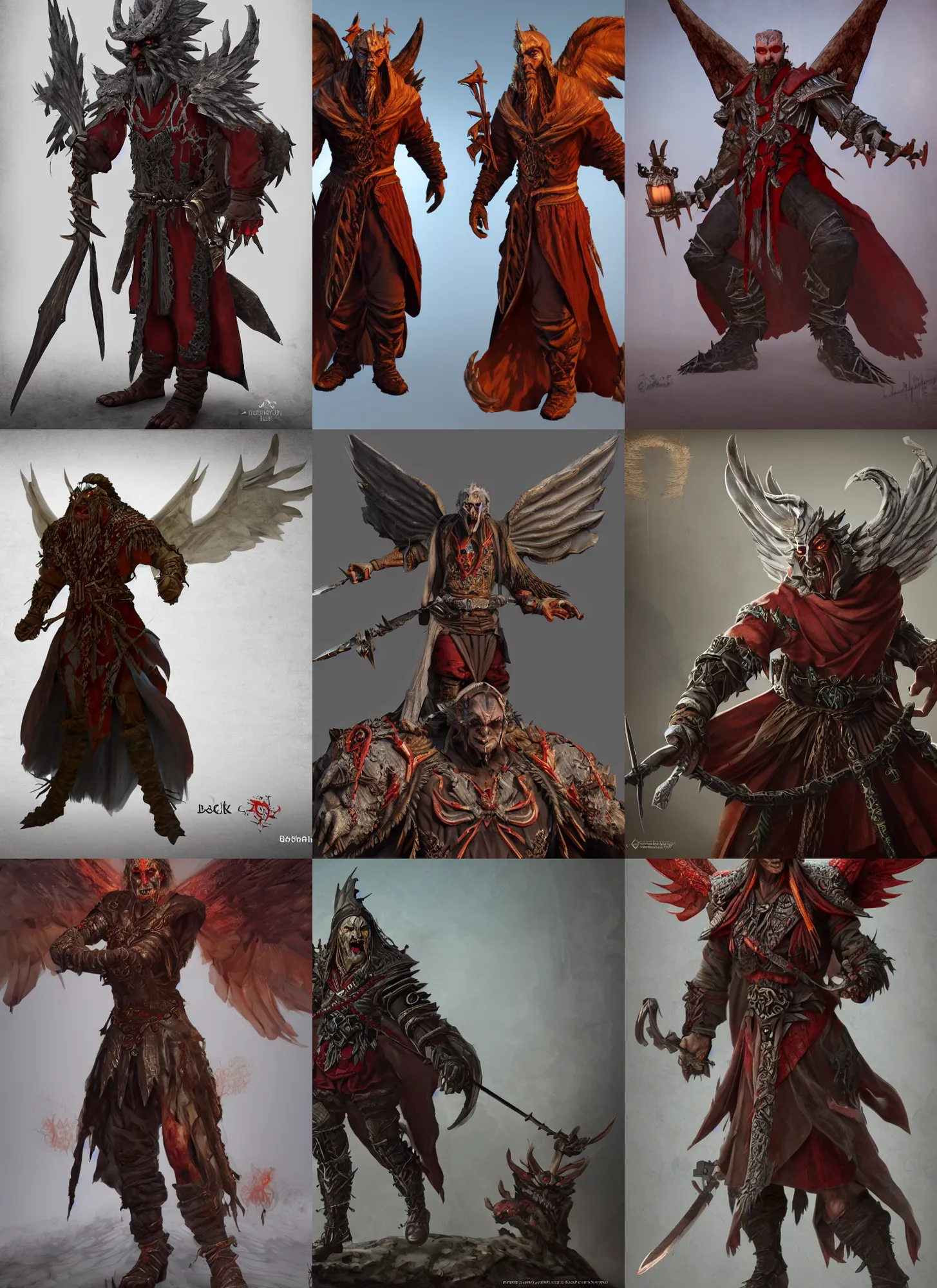 ArtStation - Diablo Immortal 'Blood Knight' Key art