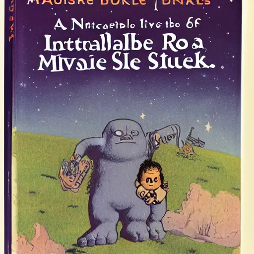 Image similar to an unstoppable force takes over the universe, maurice sendak, roald dahl, shel silverstein