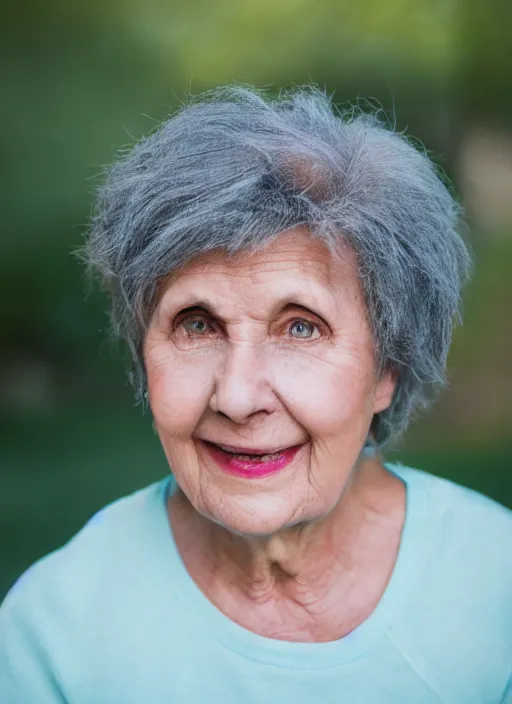 Image similar to portrait photo still of real life cartmans mom, 8 k, 8 5 mm, f. 1 4