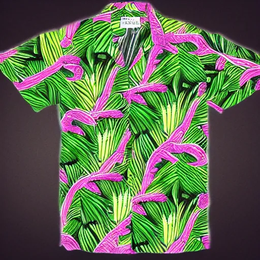 Image similar to hawaiian shirt design