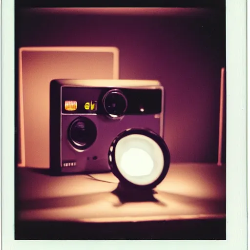 Image similar to polaroid of a glowing mystery object