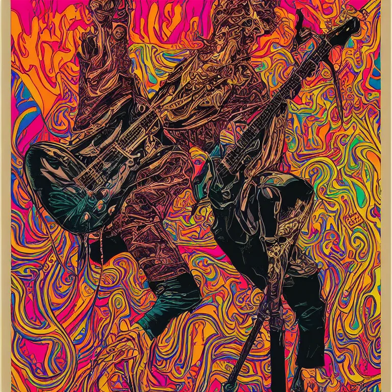 Image similar to beautiful colorful hyperrealist highly detailed psychedelic music poster'angry harold ramis ', psychedelic art nouveau, beautiful high contrast colored wood engraving, moebius comic style, shocking detail trending on artstation 8 k