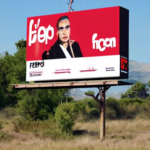 Image similar to feep popon billboard