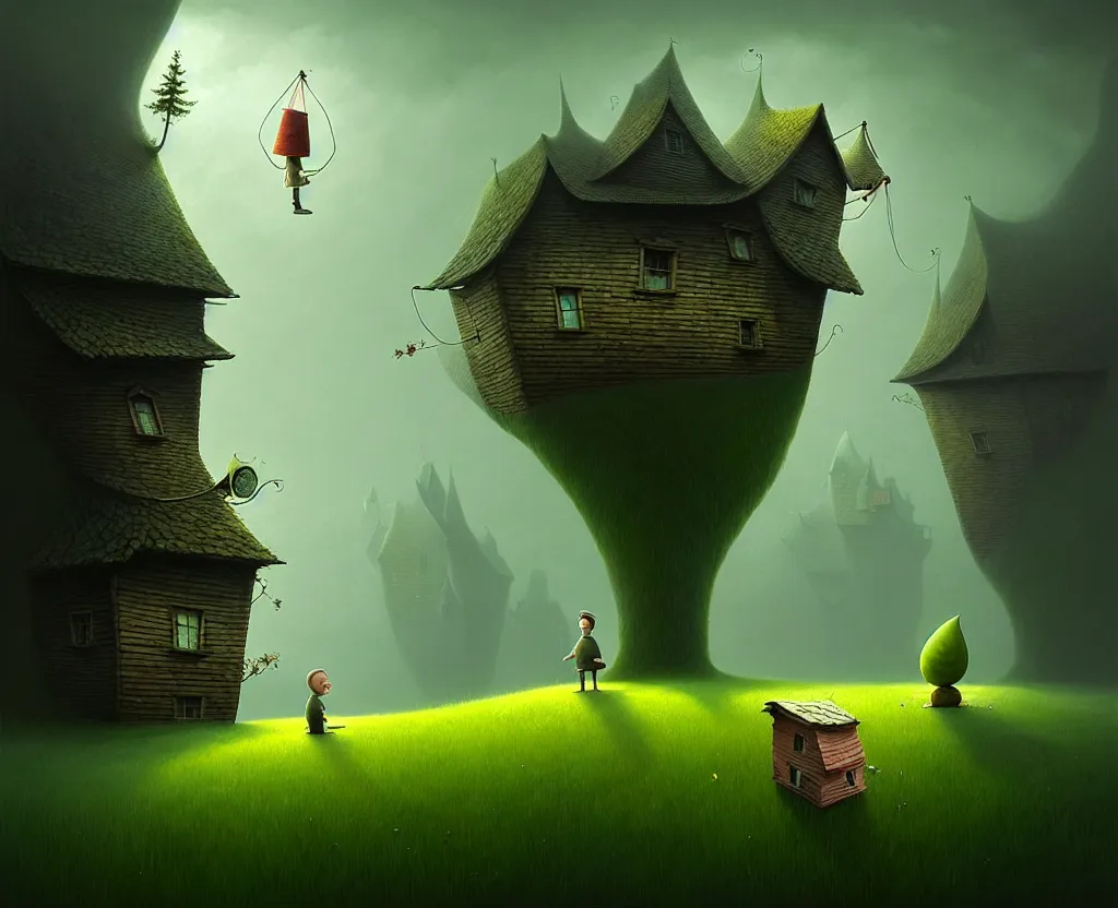 Image similar to monster hunt weak minds gediminas pranckevicius