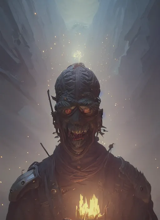 Image similar to Highly detailed portrait of Goblin slayer, in GTA V, Stephen Bliss, unreal engine, fantasy art by Greg Rutkowski, Loish, Rhads, ferdinand knab, Makoto Shinkai and Lois van baarle, ilya kuvshinov, rossdraws, Tom Bagshaw, alphonse mucha, KADOKAWA, global illumination, radiant light, detailed and intricate environment