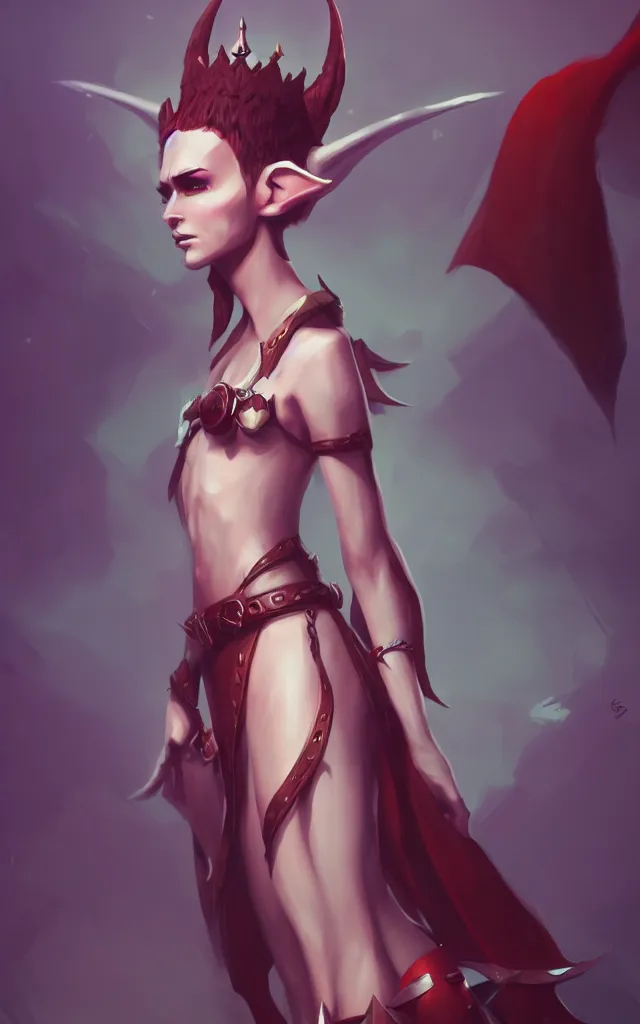 Image similar to mysterious elf princess, mohawk, digital painting, artstation, concept art, smooth, sharp focus, illustration, full body concept