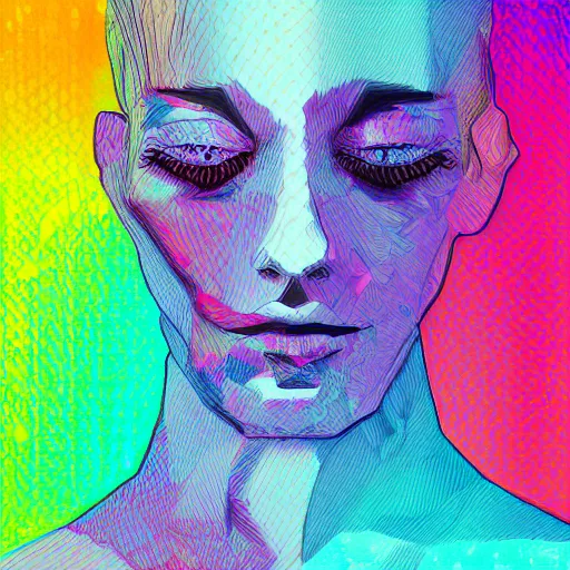 Image similar to procrastination, digital art