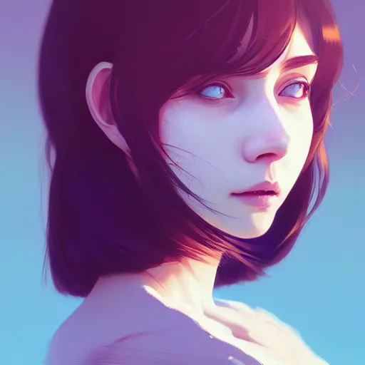 Image similar to a portrait of a beautiful nervous wreck, art by ilya kuvshinov and wlop and artgerm and josan gonzalez, magda torres gurza, digital art, highly detailed, intricate, sharp focus, trending on artstation hq, deviantart, pinterest, unreal engine 5, 4 k uhd image