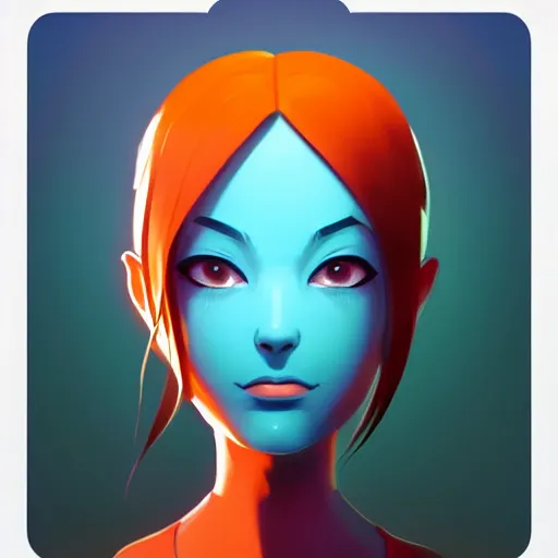 Prompt: face icon stylized minimalist contact 1 9 9 7, loftis, cory behance hd by jesper ejsing, by rhads, makoto shinkai and lois van baarle, ilya kuvshinov, rossdraws global illumination