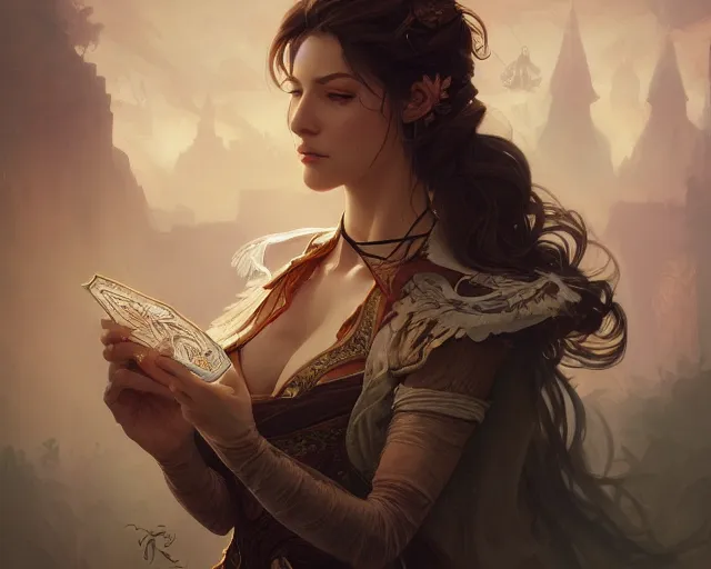 Prompt: photography of maria pascual alberich, deep focus, d & d, fantasy, intricate, elegant, highly detailed, digital painting, artstation, concept art, matte, sharp focus, illustration, hearthstone, art by artgerm and greg rutkowski and alphonse mucha