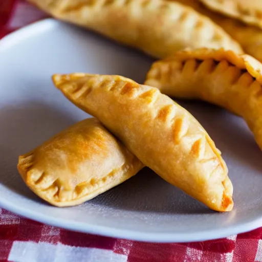 Image similar to close view of a picadillo empanada