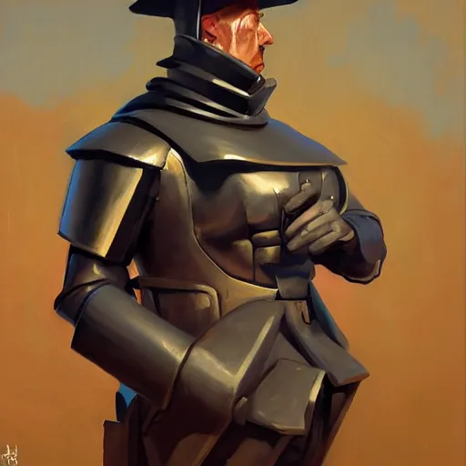 Prompt: greg manchess portrait painting of armored magritte as overwatch character, medium shot, asymmetrical, profile picture, organic painting, sunny day, matte painting, bold shapes, hard edges, street art, trending on artstation, by huang guangjian, gil elvgren, ruan jia, randy vargas, greg rutkowski
