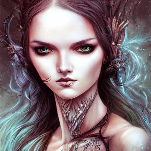 Prompt: a portrait in the style of anna dittmann and luis royo and charles dulac.