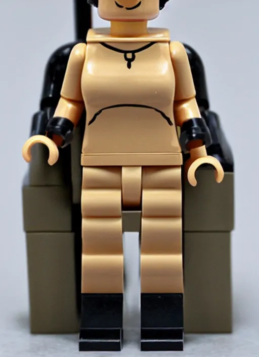 Image similar to a kim kardashian lego figure.