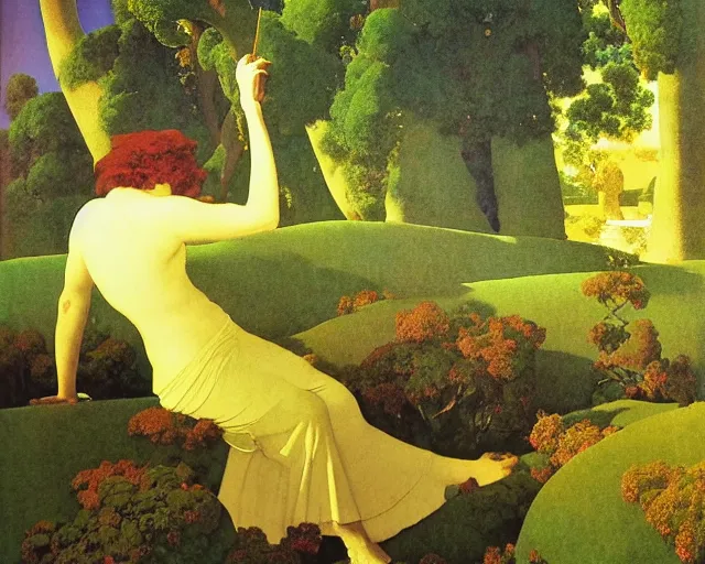 Image similar to maxfield parrish