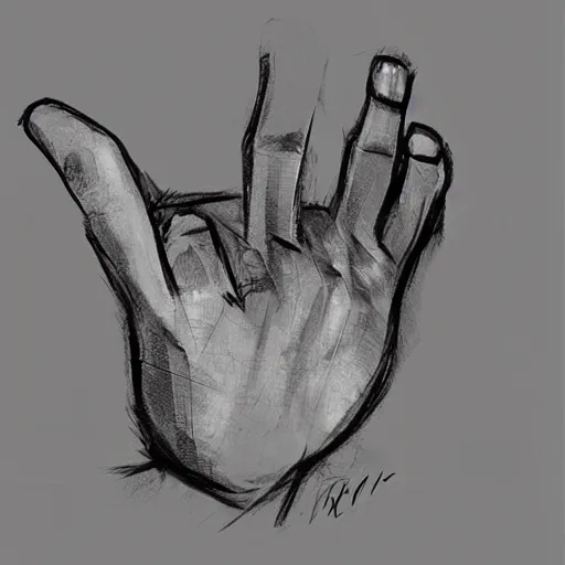 Image similar to “hand, concept art”