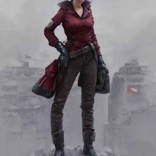 Prompt: portrait of a bolshevik nadezhda konstantinovna krupskaya as scarlett johansson in team fortress 2 style, epic, tragic, military art, fantasy, hd shot, digital portrait, beautiful, artstation, comic style, by artgerm, guy denning, jakub rozalski, magali villeneuve and charlie bowater