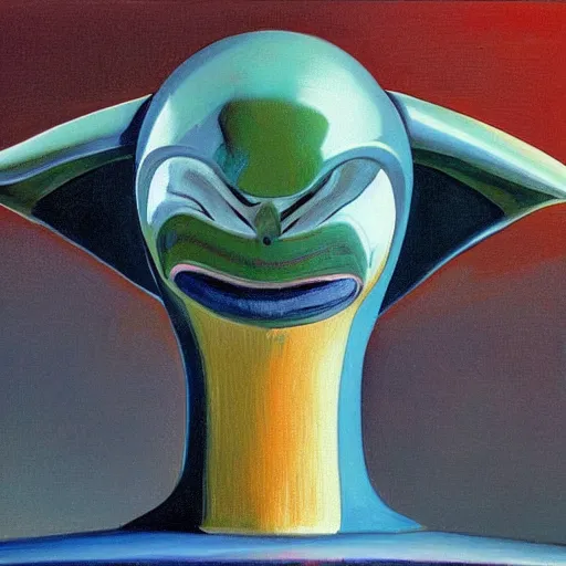 Image similar to alien by wayne thiebaud