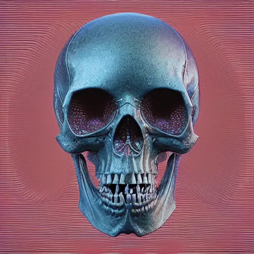 Image similar to portrait_of_a_melting_skull._intricate_abstract._intricate_artwork._by_Tooth_Wu_wlop_beeple_dan_mumford._octane_render_trending_on_artstat