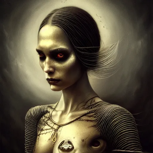 Image similar to Dark art, Grungy, Occult, hyperdetailed, artstation, trending on cgsociety, ultra high quality, golden ratio, intricate artwork masterpiece, by Tom Bagshaw, Roset Conrad, 8k, High contrast