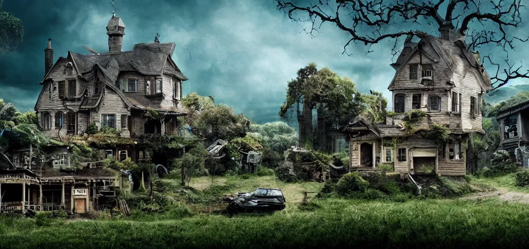 Image similar to a very high resolution image from a new movie. environment. photorealistic, photography, directed by tim burton