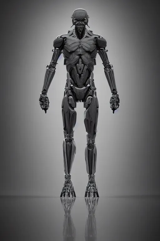 Image similar to symmetry!! full body human anatomy concept, plating, gun metal grey, cyborg limbs, gorilla feet, digital art, in the style of ben lol, brian sum, ramil sunga, herbert lowis, furio tedesschi, christopher cao, artstation, pinterest, deviantart, photoshop, octane render, unreal engine