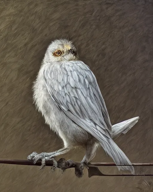 Prompt: Medium shot low angle hyppogriff from Harry Potter, highly detailed, sharp focus, digital painting, oil painting, artwork, museum work, by Robert Bateman, by Carl Brenders,