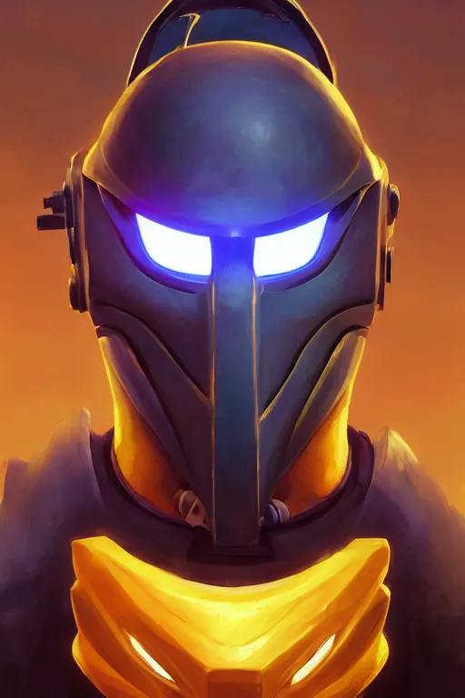 Image similar to epic mask helmet robot ninja portrait stylized as fornite style game design fanart by concept artist gervasio canda, behance hd by jesper ejsing, by rhads, makoto shinkai and lois van baarle, ilya kuvshinov, rossdraws global illumination radiating a glowing aura global illumination ray tracing hdr render in unreal engine 5