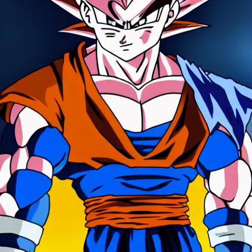 Prompt: Gogeta, Dragonball Z, Anime Style, by Toei Animation