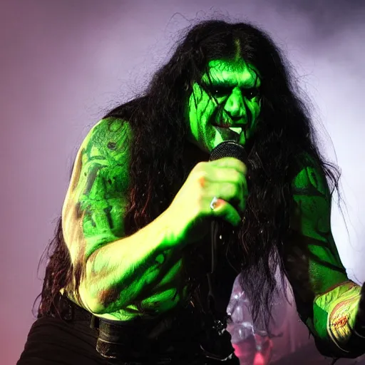 Prompt: taking too much acid at a type o negative show and now I’m starting to see goblins