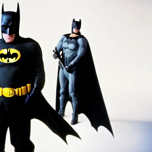 Prompt: batman played by gilbert gottfried, movie directed by christopher nolan, cinematography by wally pfister