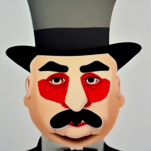 Image similar to police mugshots of mr monopoly, hyperrealistic, photo,